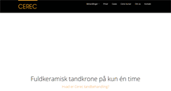Desktop Screenshot of cerec.dk